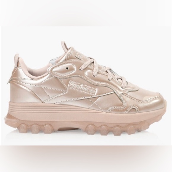 Rose Gold Reebok Sneakers - Picture 2 of 9